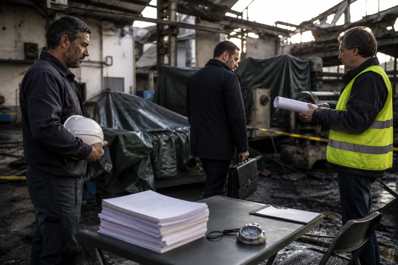Perte d’exploitation après incendie: ce que la reprise d’activité change