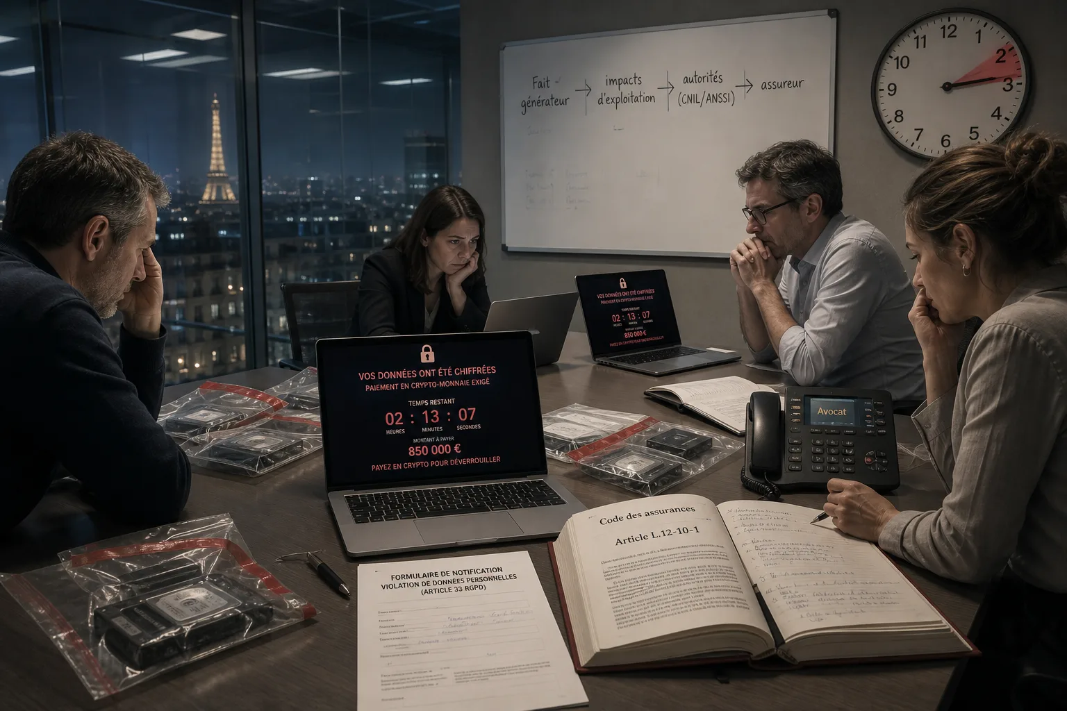 Sinistre cyber, un dossier juridique à part entière et un test de votre couverture
